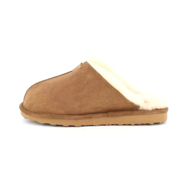 Axelda Åbo 38 - Fårskinnstoffla Chestnut/Creme