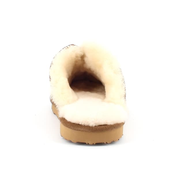 Axelda Åbo 46 - Fårskinnstoffla Chestnut/Creme