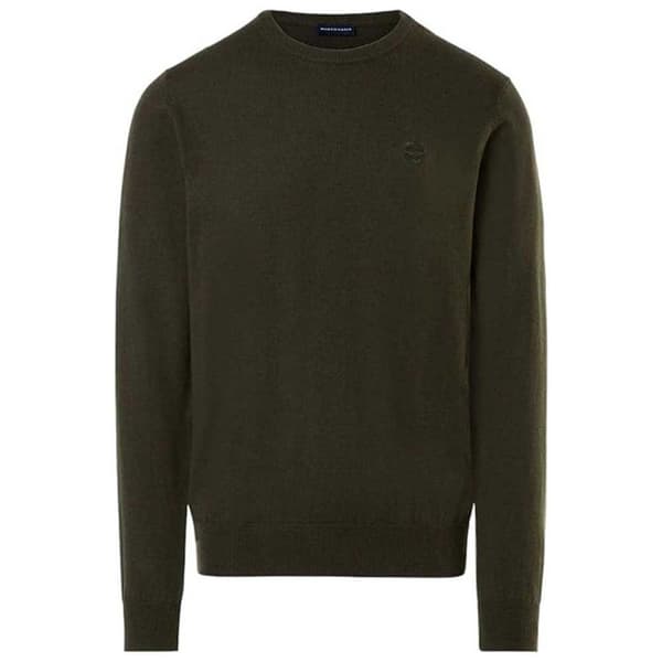 North Sails Crew Neck Villapaita 12gg Knitwear Ruskea S Mies