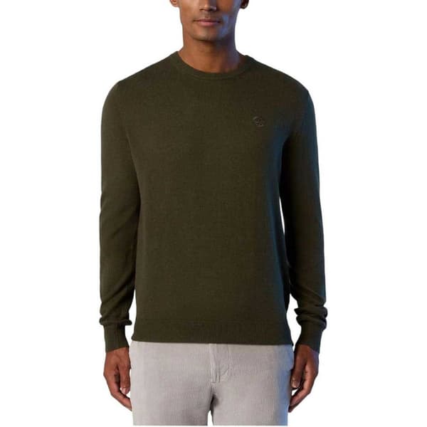 North Sails Crew Neck Villapaita 12gg Knitwear Ruskea S Mies