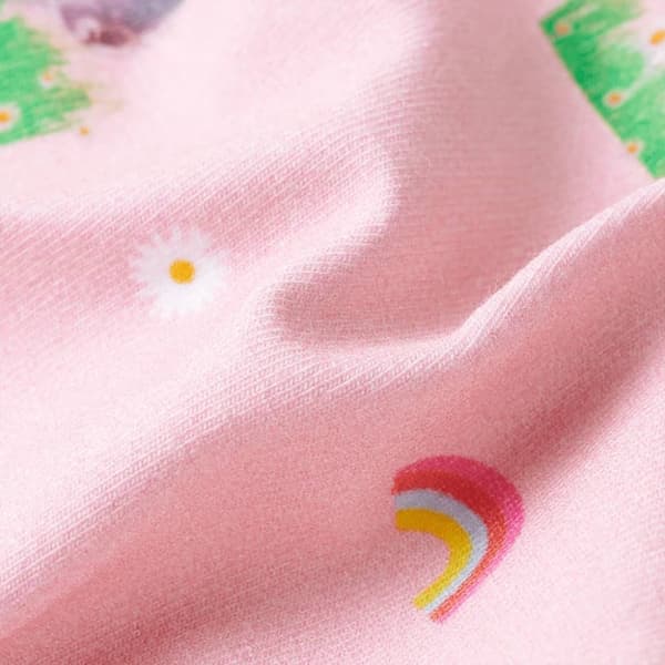 Shorts för barn med snöre ljusrosa 92