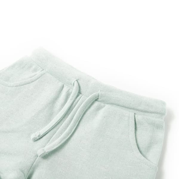 Shorts til børn str. 116 med snor lys mintgrøn