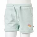 Miniatyrbillede 8 af 8: Shorts til børn str. 116 med snor lys mintgrøn