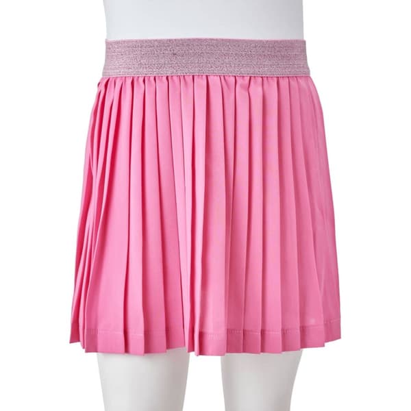 Plisserad kjol för barn rosa 116