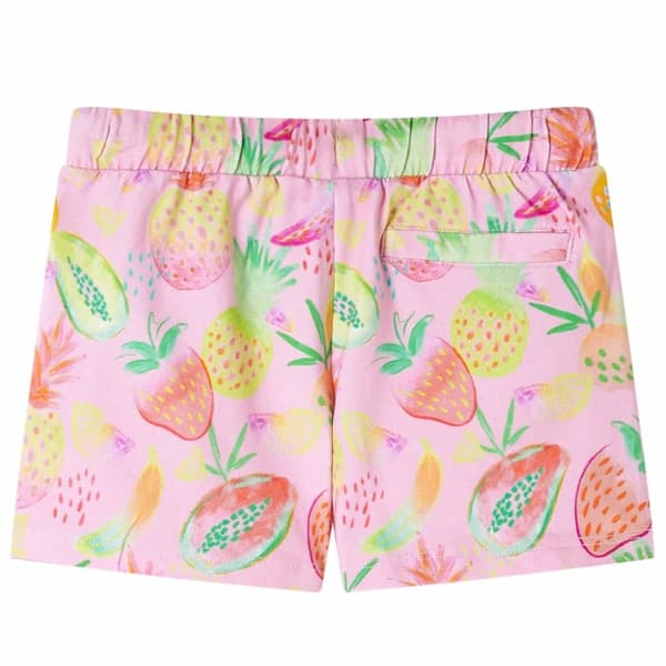 Barnshorts med snöre mild rosa 116