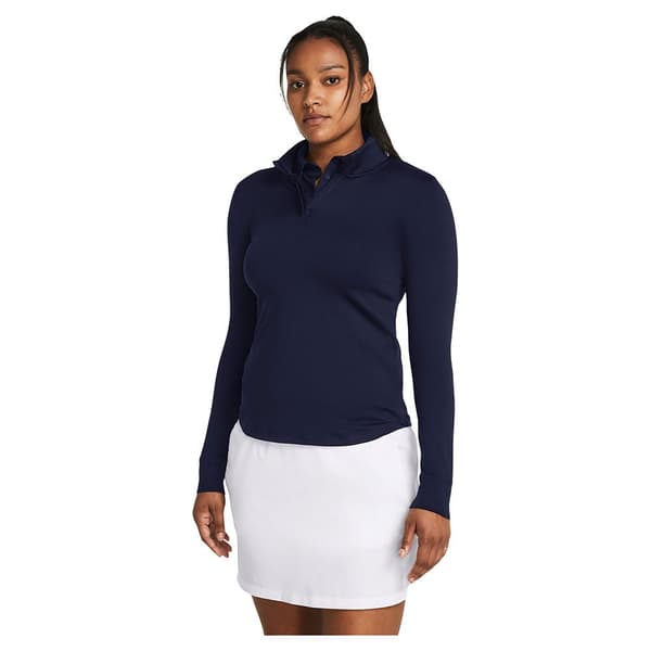 Under Armour Golf Kvinde Halv Lynlås Fleece Playoff 1/4 Zip Blå XL Kvinde