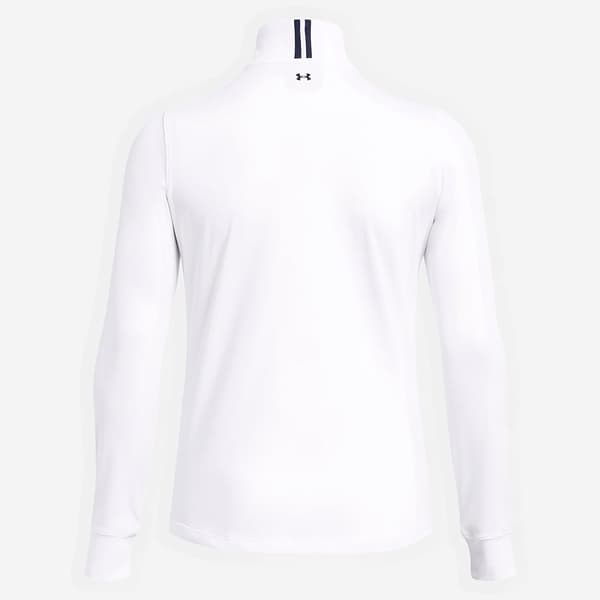 Under Armour Golf Kvinna Halv Zip Fleece Playoff 1/4 Zip Vit XS Kvinna