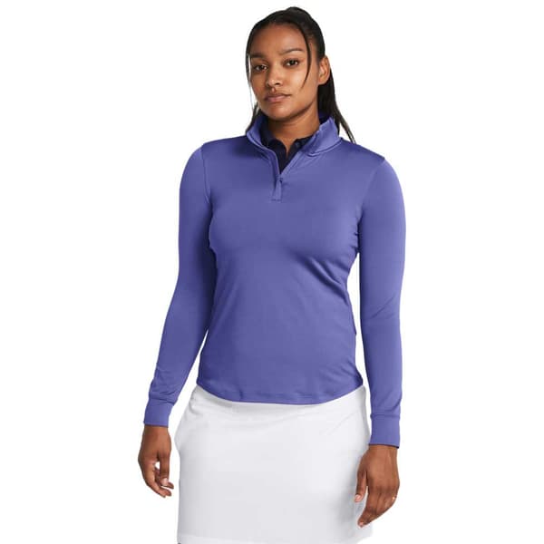 Under Armour Golf Kvinde Halv Lynlås Fleece Playoff 1/4 Zip Lilla XS Kvinde