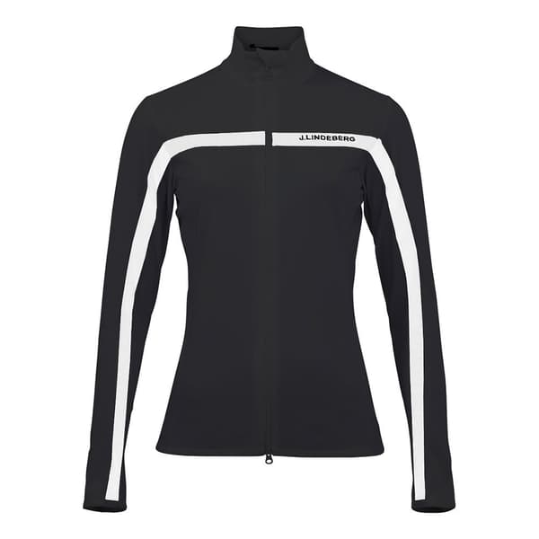 J.lindeberg Kvinde V-hals Sweater Janice Sort M Kvinde