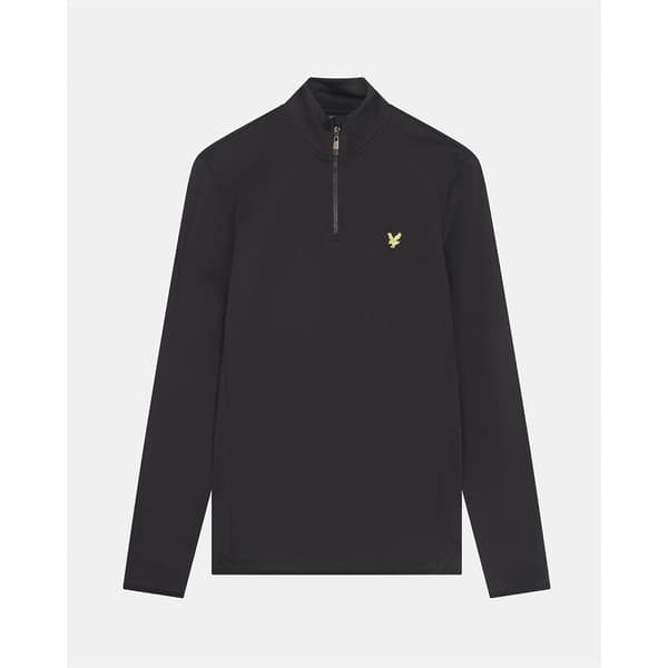 Lyle & Scott Halv Blixtlåsfleece Tonal Eagle  2XL Kvinna
