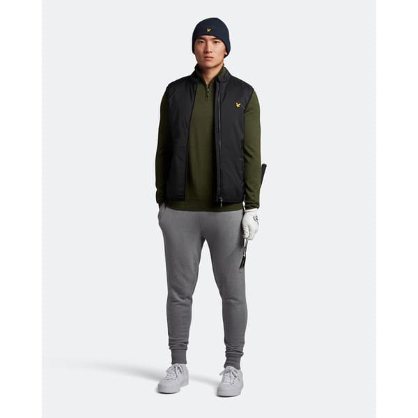 Lyle & Scott Sweater Med Halv Lynlås Tonal Eagle  2XL Kvinde