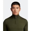 Miniatyrbillede 5 af 5: Lyle & Scott Sweater Med Halv Lynlås Tonal Eagle  2XL Kvinde
