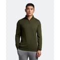 Miniatyrbillede 2 af 5: Lyle & Scott Sweater Med Halv Lynlås Tonal Eagle  2XL Kvinde