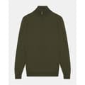 Miniatyrbillede 1 af 5: Lyle & Scott Sweater Med Halv Lynlås Tonal Eagle  2XL Kvinde