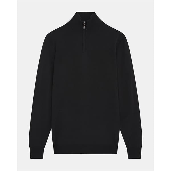 Lyle & Scott Sweater Med Halv Lynlås Tonal Eagle  2XL Kvinde