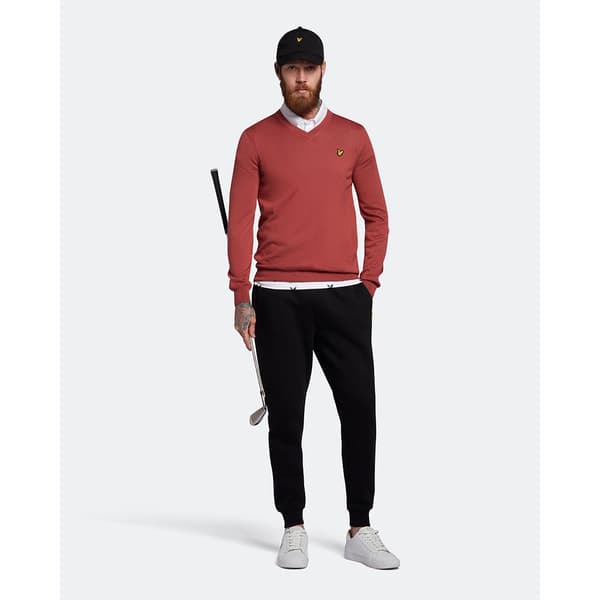 Lyle & Scott Tröja Med V-ringning  L Kvinna
