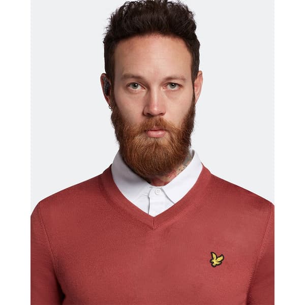 Lyle & Scott Tröja Med V-ringning  L Kvinna