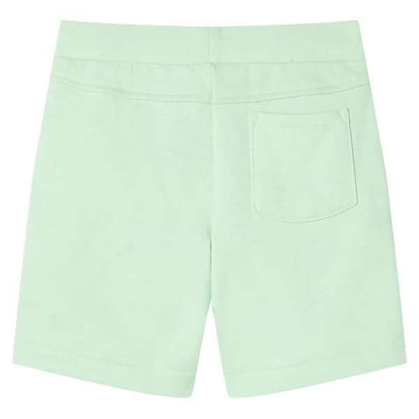 Shorts til børn str. 128 med snøre lysegrøn