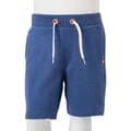 Miniatyrbild 8 av 8: Barnshorts med snöre mörkblå melange 128