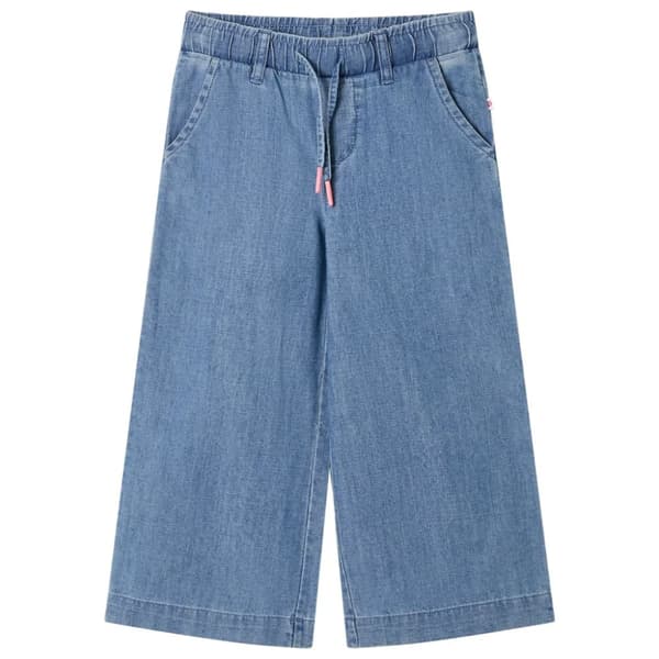 Barnbyxor denimblå 104