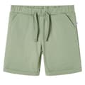 Miniatyrbillede 1 af 8: Shorts til børn str. 92 med snøre lys kakifarve