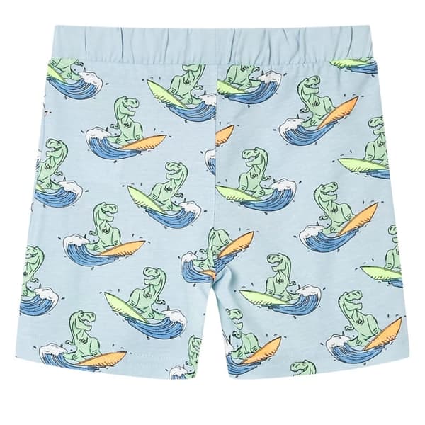 Lasten lyhythihainen pyjama vaaleansininen 92