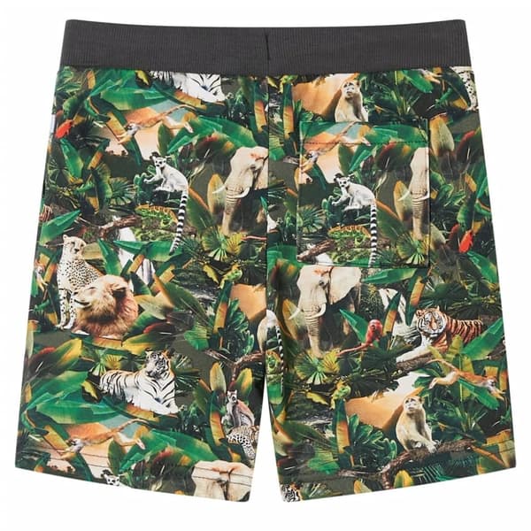 Shorts til børn str. 140 med snøre petroleumsblå