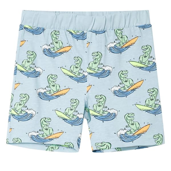 Lasten lyhythihainen pyjama vaaleansininen 104