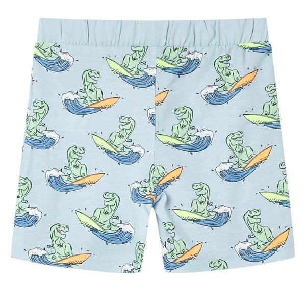 Lasten lyhythihainen pyjama vaaleansininen 104