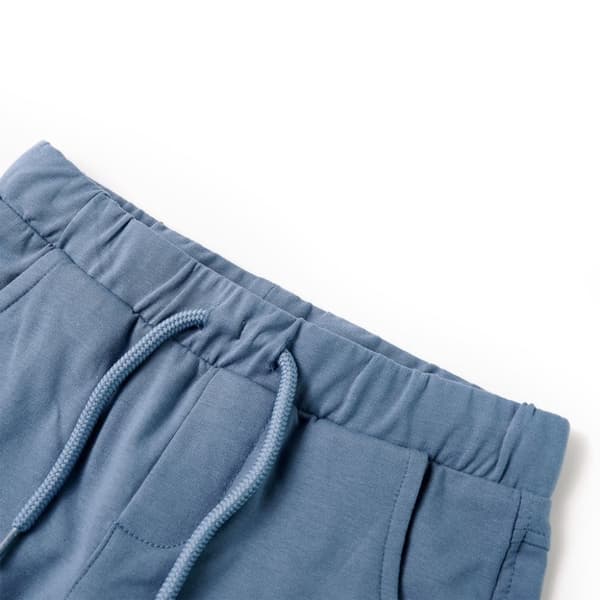 Barnshorts med snöre mörkblå 92