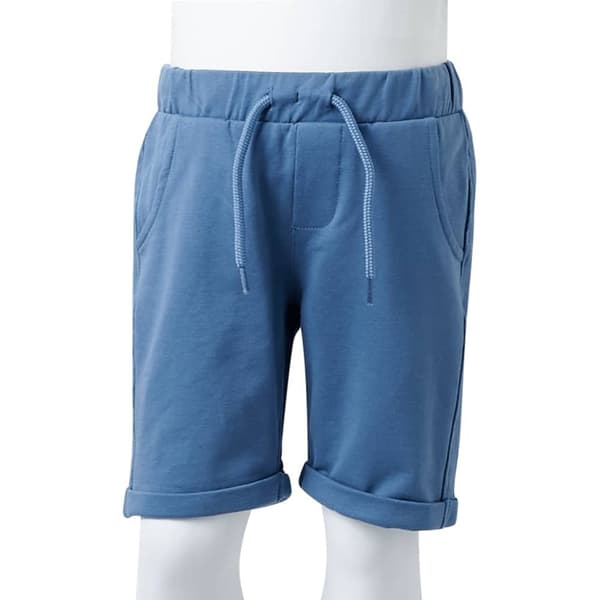 Barnshorts med snöre mörkblå 92