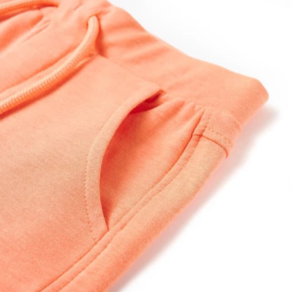 Barnshorts med snöre neon orange 92