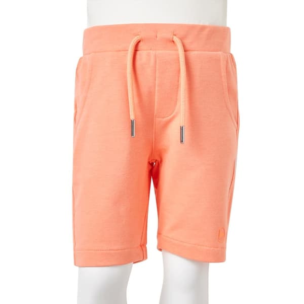 Barnshorts med snöre neon orange 92