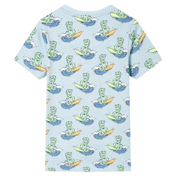 Lasten lyhythihainen pyjama vaaleansininen 116