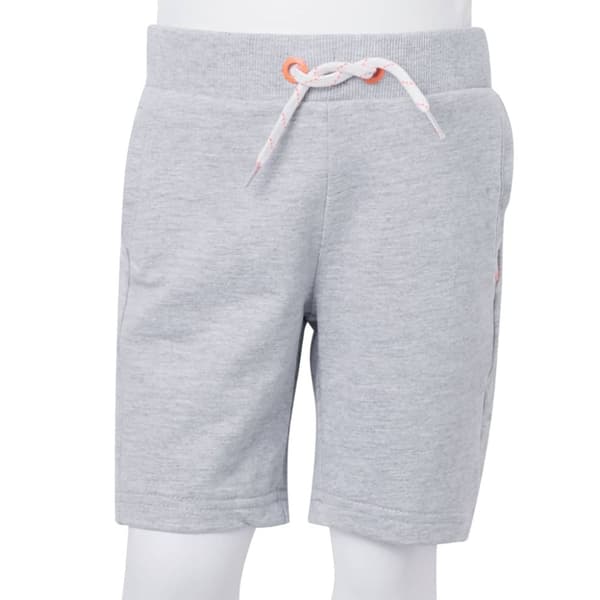 Shorts til børn str. 128 med snøre grå