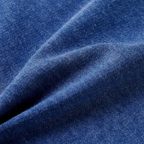 Barnshorts med snöre mörkblå melange 116