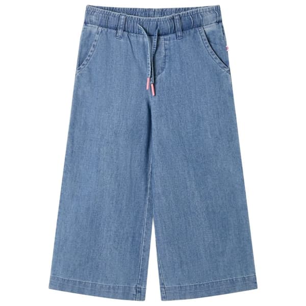 Barnbyxor denimblå 140
