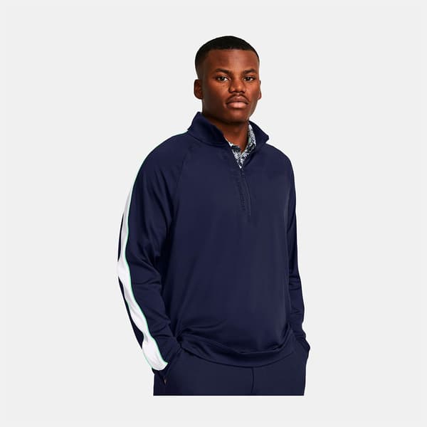 Under Armour Golf Halv Lynlås Fleece Storm Midlayer  S Kvinde