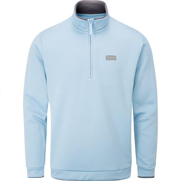 Stuburt Halv Lynlås Fleece Active Tech Blå 2XL Kvinde