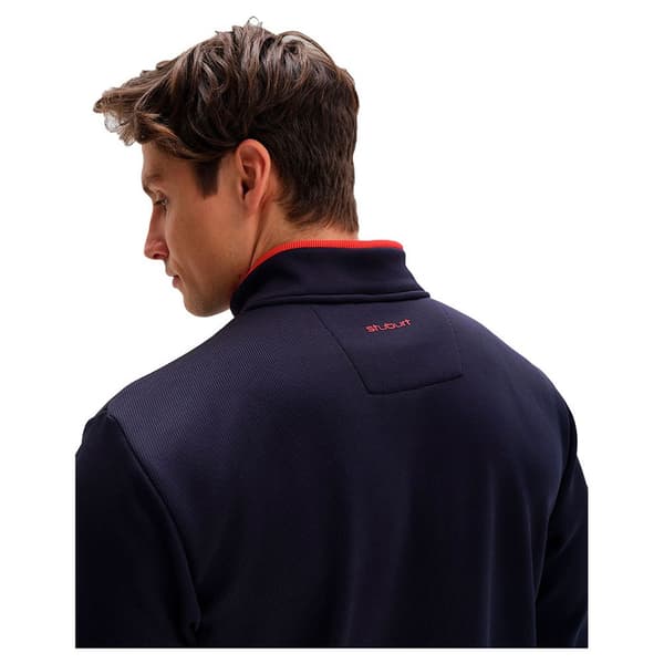 Stuburt Halv Lynlås Fleece Active Tech Blå S Kvinde