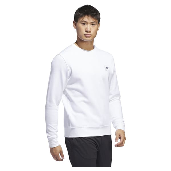 Adidas Sweatshirt Med Rund Hals Core Hvid XL Kvinde