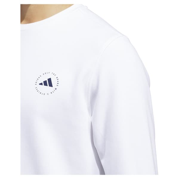 Adidas Sweatshirt Med Rund Hals Core Hvid XL Kvinde