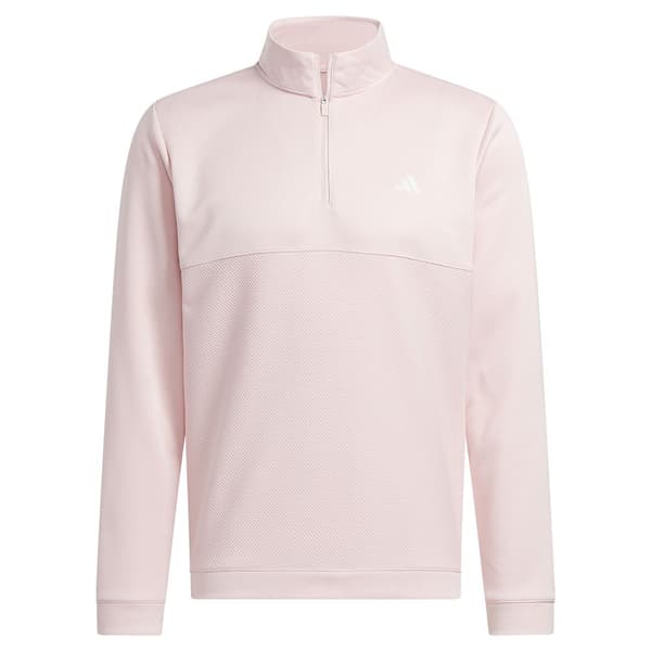 Adidas Sweatshirt Med Halv Lynlås Textured  S Kvinde