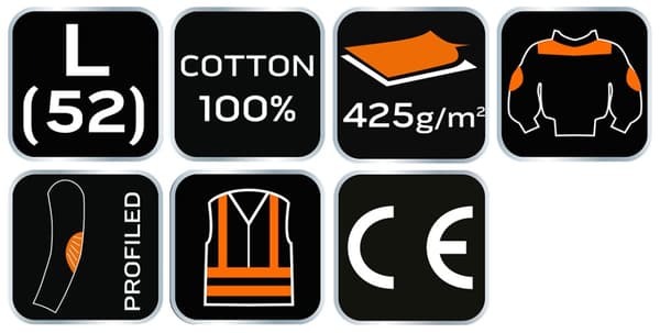 Premium PRO arbejdssweatshirt, størrelse L