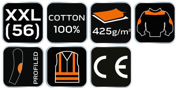 Premium PRO arbejdssweatshirt, størrelse XXL
