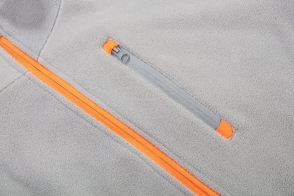 Fleece-paita, harmaa, koko XXL