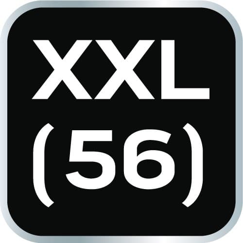 Arbetsväst, vändbar, reflex på ena sidan, gul, storlek XXL/58