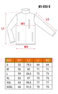 Miniatyrbild 8 av 8: Stickad sweatshirt förstärkt med softshell-tyg, storlek S