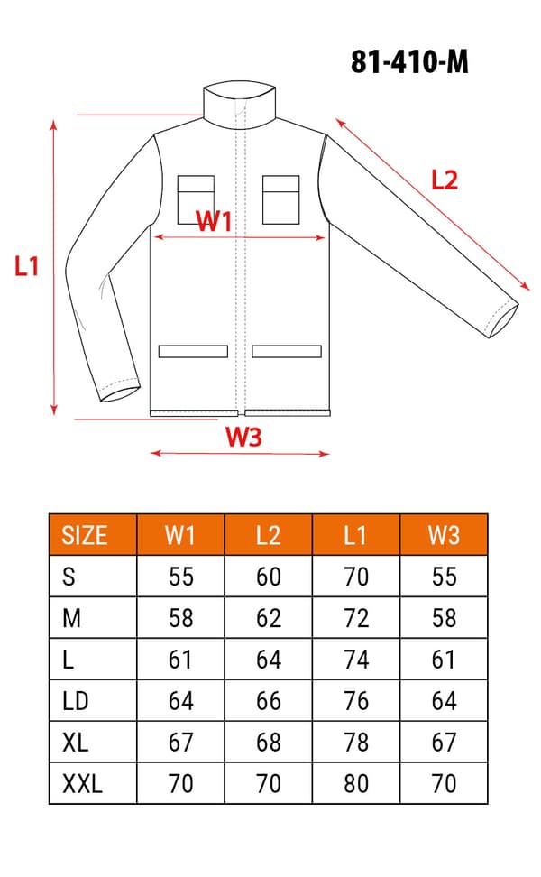 BASIC arbejdssweatshirt, str. M/50