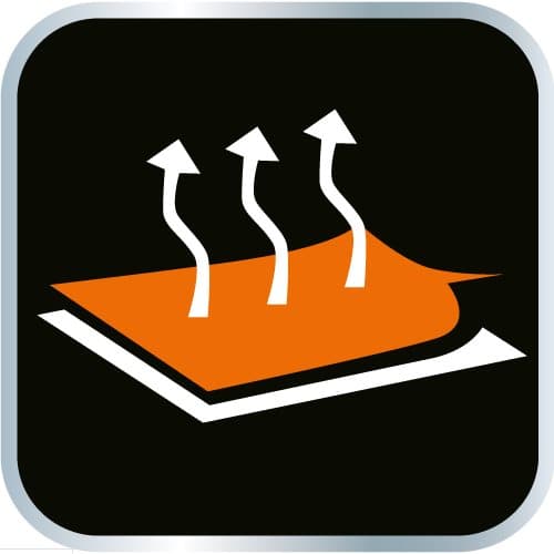 Fleecetröja med hög synlighet, orange, storlek S